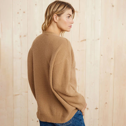 Cárdigan Oversize con Abertura Frontal para Mujer | Ideal para Días Frescos o Uso en Casa