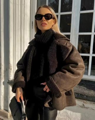 Chaqueta De Uso Exterior Con Diseño Estructurado Para Mujer | Ideal Para Otoño E Invierno