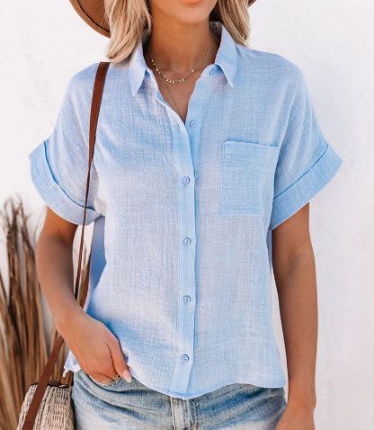 Blusa De Corte Amplio Y Diseño Liso Para Mujer | Ideal Para Uso Diario Y Profesional