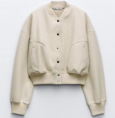 Chaqueta Corta Oversize Para Mujer con Mangas Largas | Ideal Para Uso Diario en Temporada Intermedia