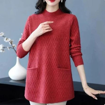 Jersey Con Corte Regular Para Mujer | Ideal Para Otoño E Invierno