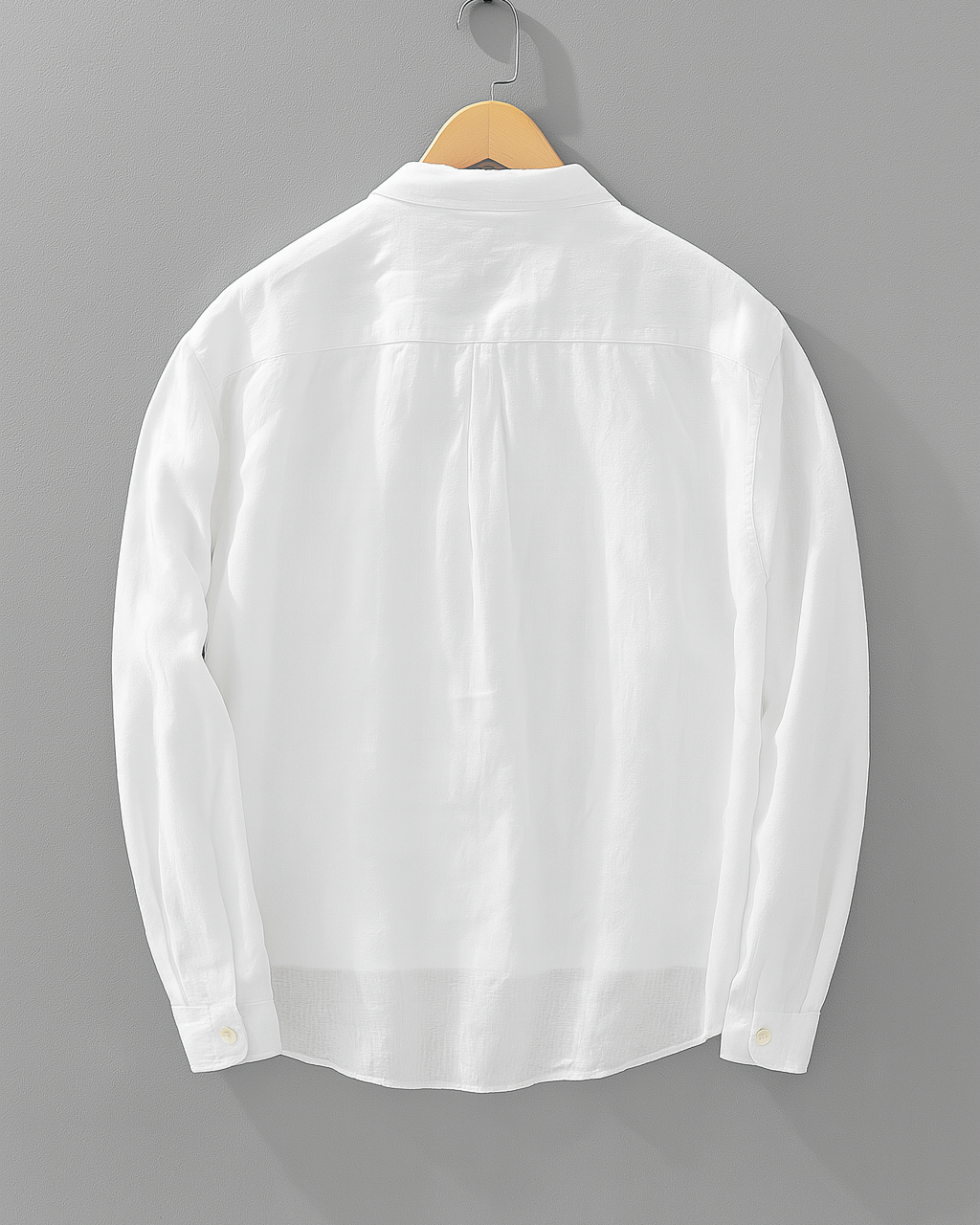Camisa de Manga Larga con Cierre Parcial de Botones para Hombre | Ideal para Uso Diario