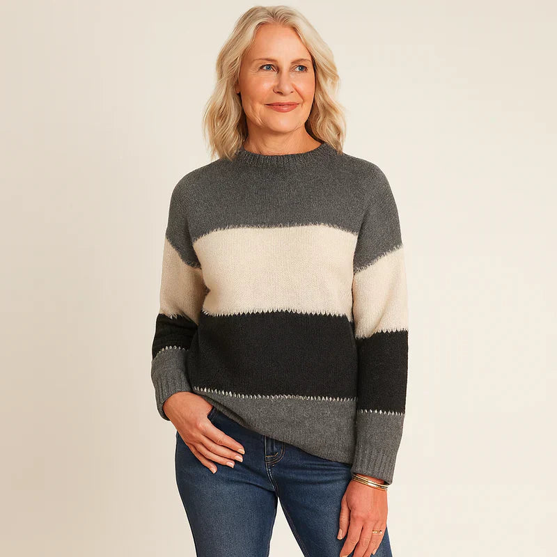 Suéter De Punto De Corte Relajado Para Mujer | Ideal Para Otoño E Invierno