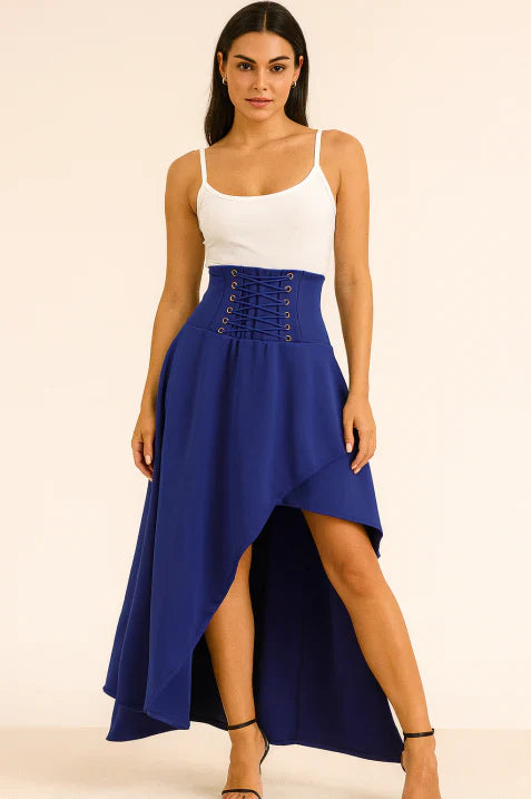 Falda Midi con Cintura Elástica para Mujer | Ideal para Uso Diario o Eventos