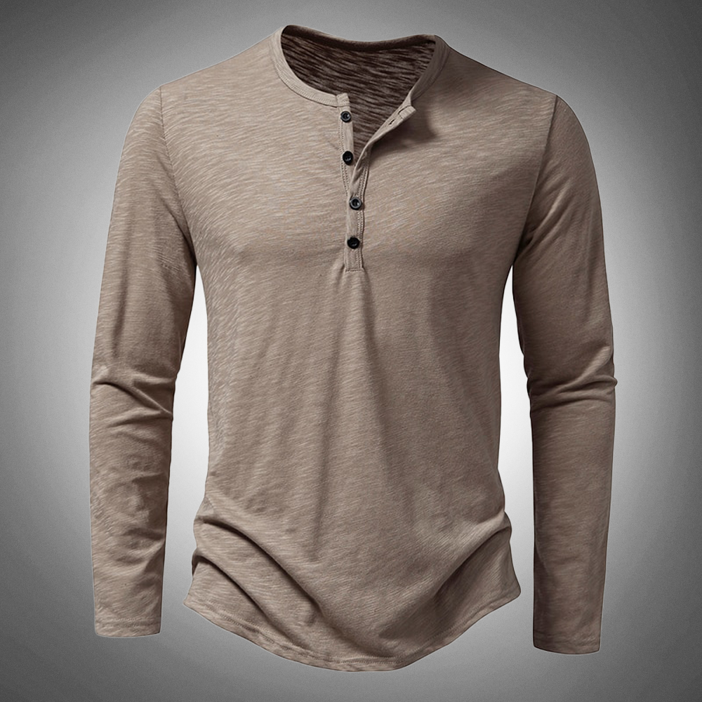 Camisa de Manga Larga con Corte Ajustado para Hombre | Ideal para Uso Diario y Formal