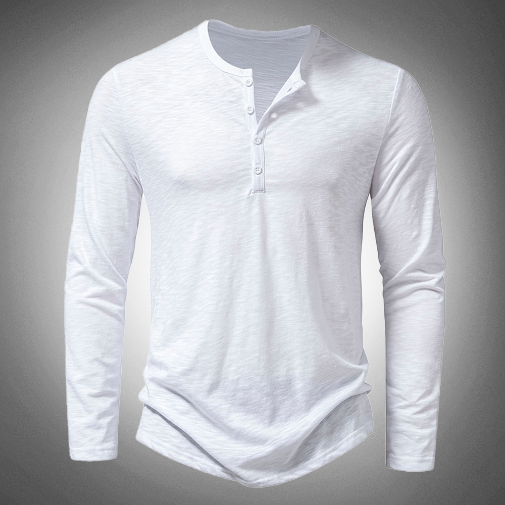 Camisa de Manga Larga con Corte Ajustado para Hombre | Ideal para Uso Diario y Formal