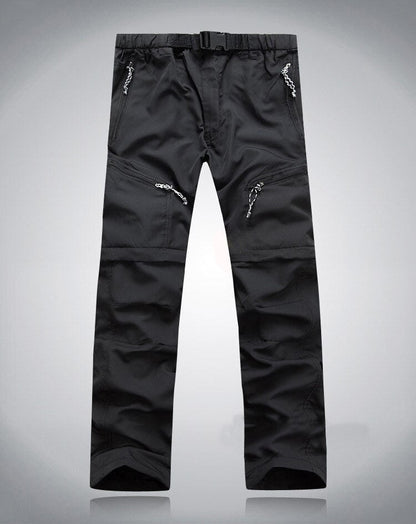 Pantalones de Hombre con Cintura Elástica y Piernas Convertibles | Ideales para Actividades al Aire Libre