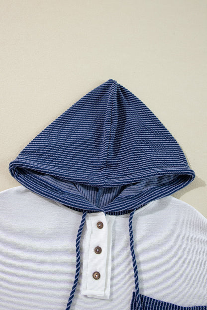 Sudadera Con Capucha y Bloques De Color Para Mujer | Ideal Para Uso Diario