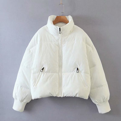 Chaqueta Acolchada Ligera Con Bolsillos Para Mujer | Ideal Para Uso Diario