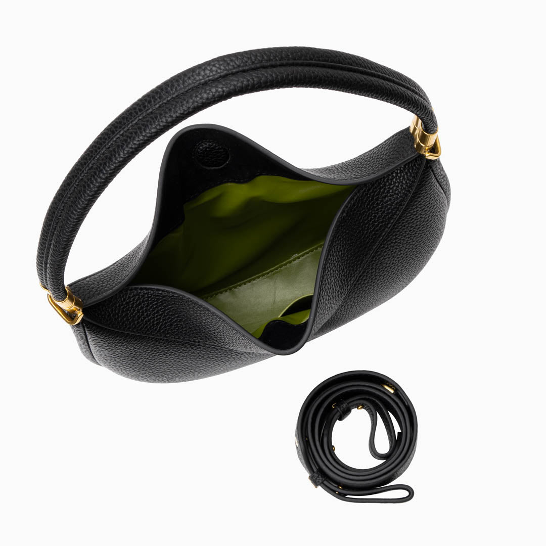 Bolso De Mano Con Forma De Media Luna Y Bandolera Amovible Para Uso Diario | Ideal Para Eventos