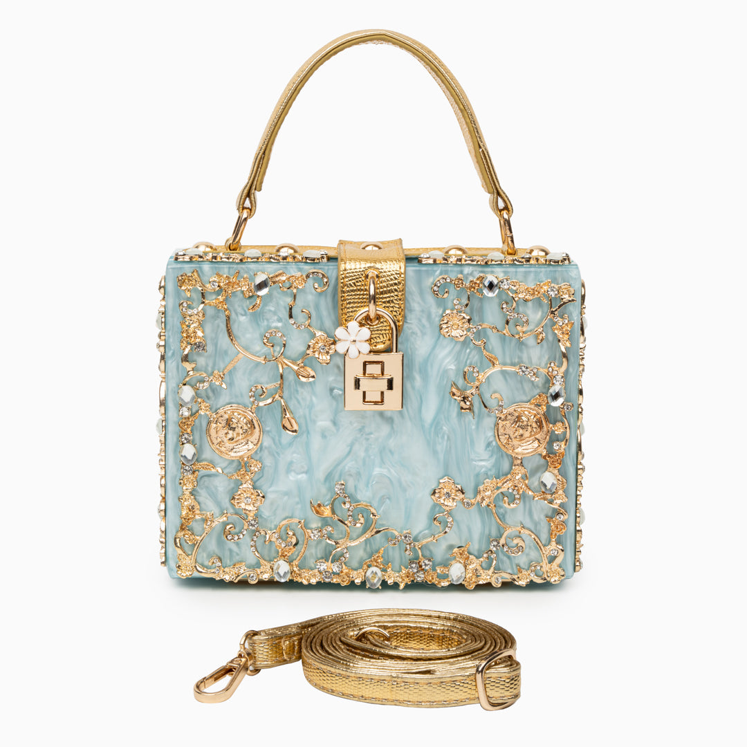 Pochette Rígida Con Asa Superior Y Cadena Amovible Para Eventos | Ideal Para Salidas Nocturnas