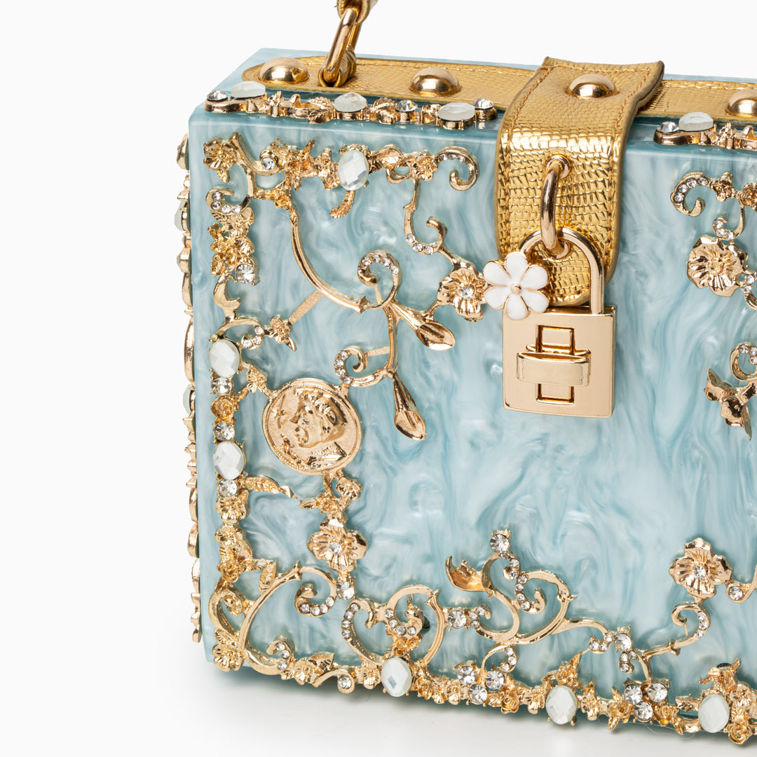 Pochette Rígida Con Asa Superior Y Cadena Amovible Para Eventos | Ideal Para Salidas Nocturnas