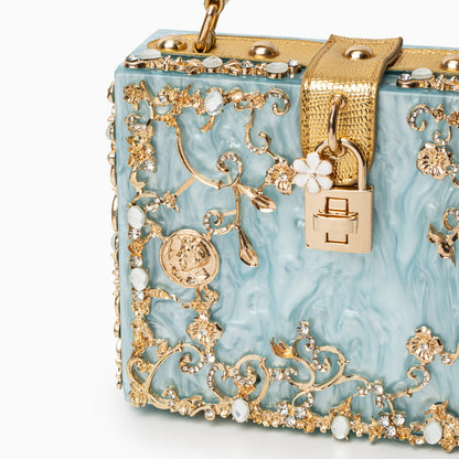 Pochette Rígida Con Asa Superior Y Cadena Amovible Para Eventos | Ideal Para Salidas Nocturnas