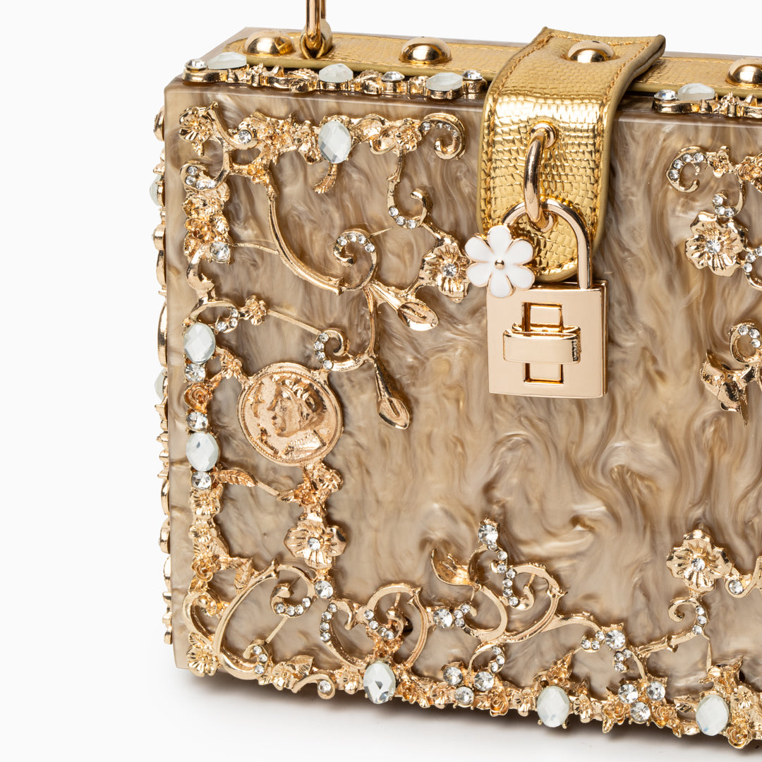 Pochette Rígida Con Asa Superior Y Cadena Amovible Para Eventos | Ideal Para Salidas Nocturnas