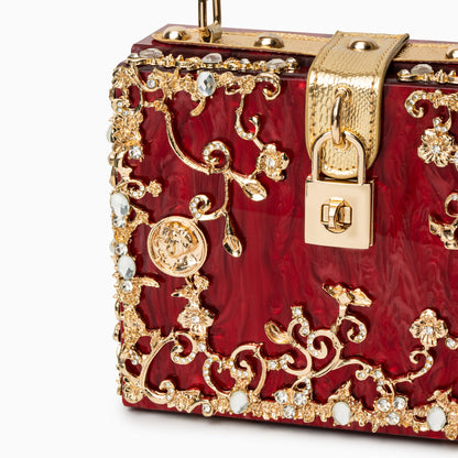 Pochette Rígida Con Asa Superior Y Cadena Amovible Para Eventos | Ideal Para Salidas Nocturnas