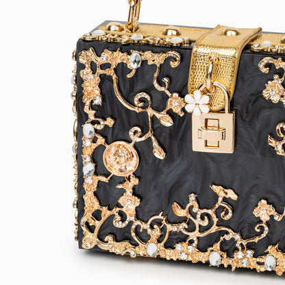 Pochette Rígida Con Asa Superior Y Cadena Amovible Para Eventos | Ideal Para Salidas Nocturnas