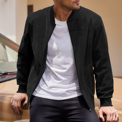 Chaqueta Bomber con Cierre de Cremallera para Adultos | Ideal para la Mi-Estación