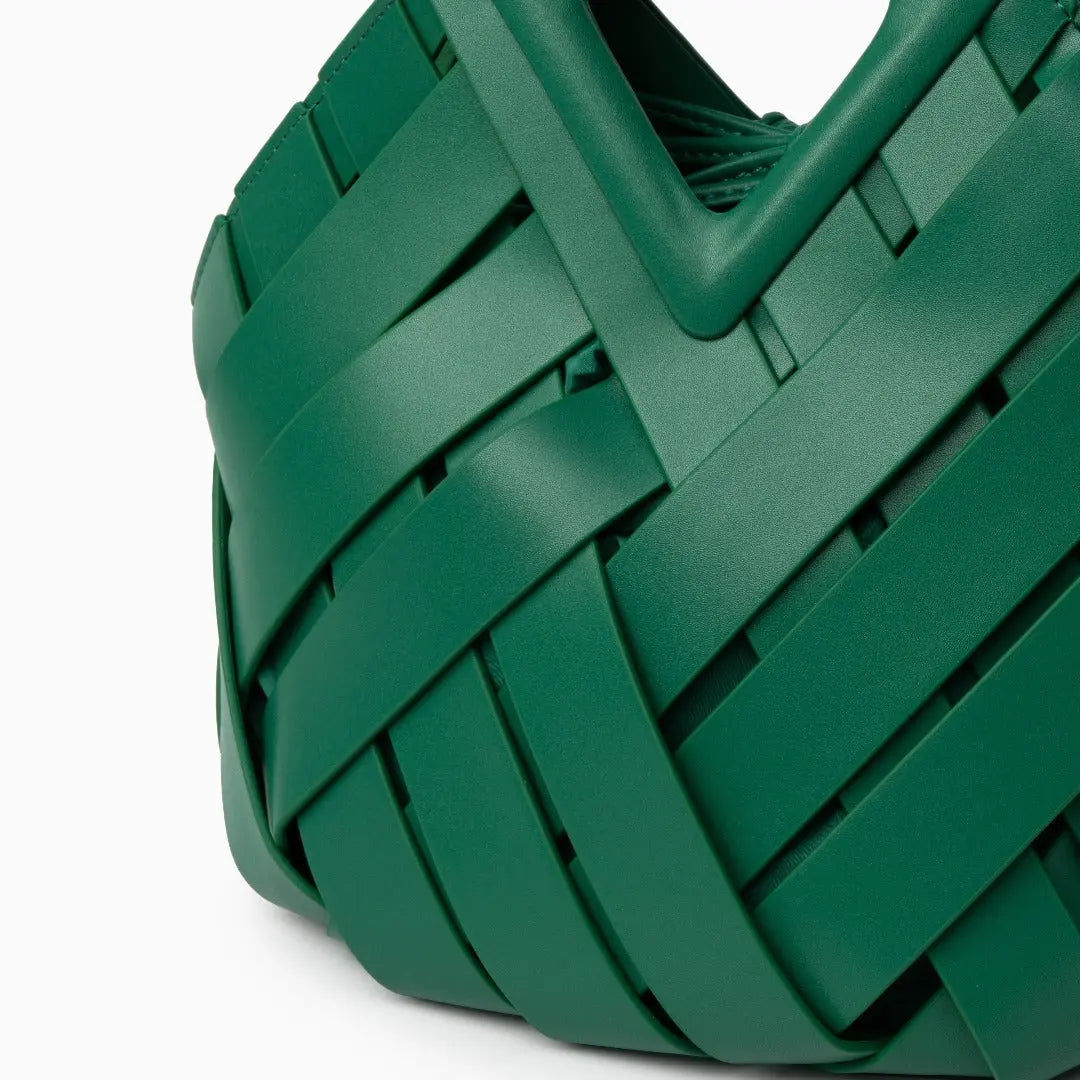 Bolso De Mano Con Estructura Tressada Y Asa Rígida Para Uso Diario | Ideal Para Salidas