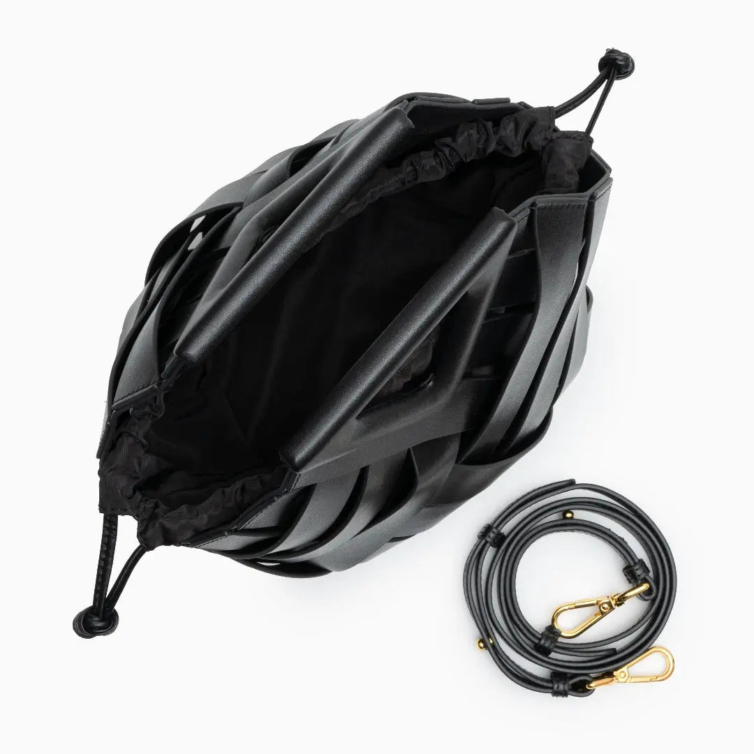 Bolso De Mano Con Estructura Tressada Y Asa Rígida Para Uso Diario | Ideal Para Salidas
