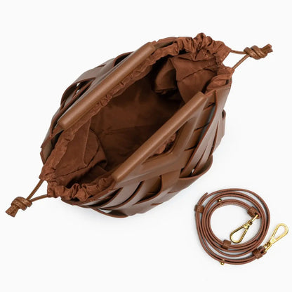 Bolso De Mano Con Estructura Tressada Y Asa Rígida Para Uso Diario | Ideal Para Salidas