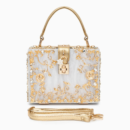 Pochette Rígida Con Asa Superior Y Cadena Amovible Para Eventos | Ideal Para Salidas Nocturnas