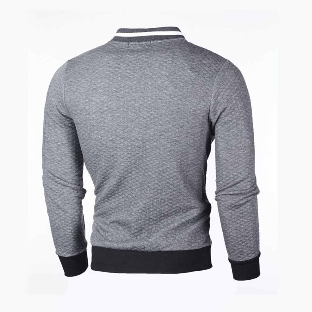 Chaqueta Acolchada Slim Fit Con Cremallera Frontal Para Hombre | Ideal Para Entretiempo Y Uso Diario