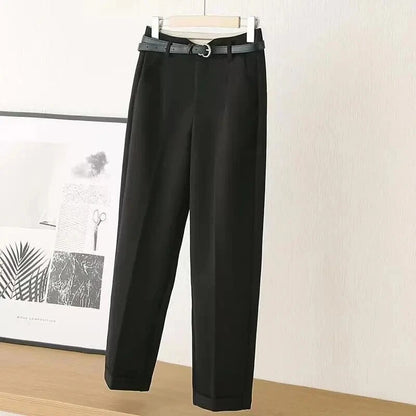 Pantalón Amplio de Talle Alto con Bolsillos Frontales para Mujer | Ideal para Uso Diario o Salidas Informales