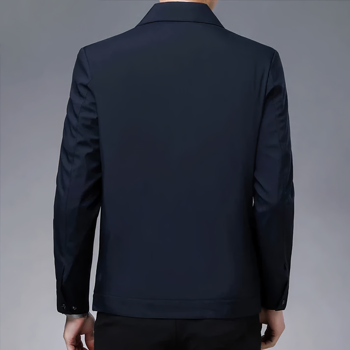 Chaqueta con Cierre de Cremallera para Hombre | Ideal para Entretiempo