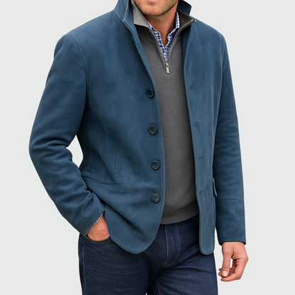 Blazer con Cierre de Botones y Cuello con Solapa para Mujer | Ideal para Uso Diario u Oficina