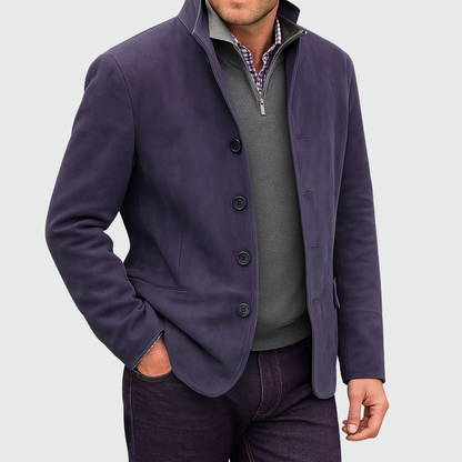 Blazer con Cierre de Botones y Cuello con Solapa para Mujer | Ideal para Uso Diario u Oficina