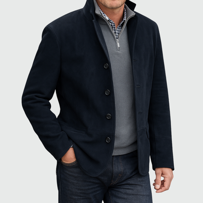 Blazer con Cierre de Botones y Cuello con Solapa para Mujer | Ideal para Uso Diario u Oficina