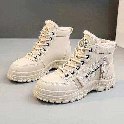 Botas De Invierno Con Diseño Cerrado Para Mujeres | Ideal Para Temporada De Invierno