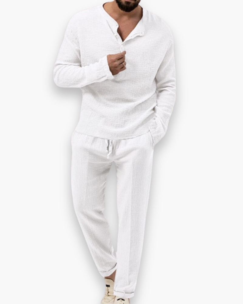 Conjunto Para Hombre Con Corte Suelto | Ideal Para Días Cálidos