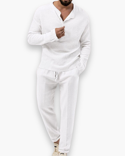 Conjunto Para Hombre Con Corte Suelto | Ideal Para Días Cálidos