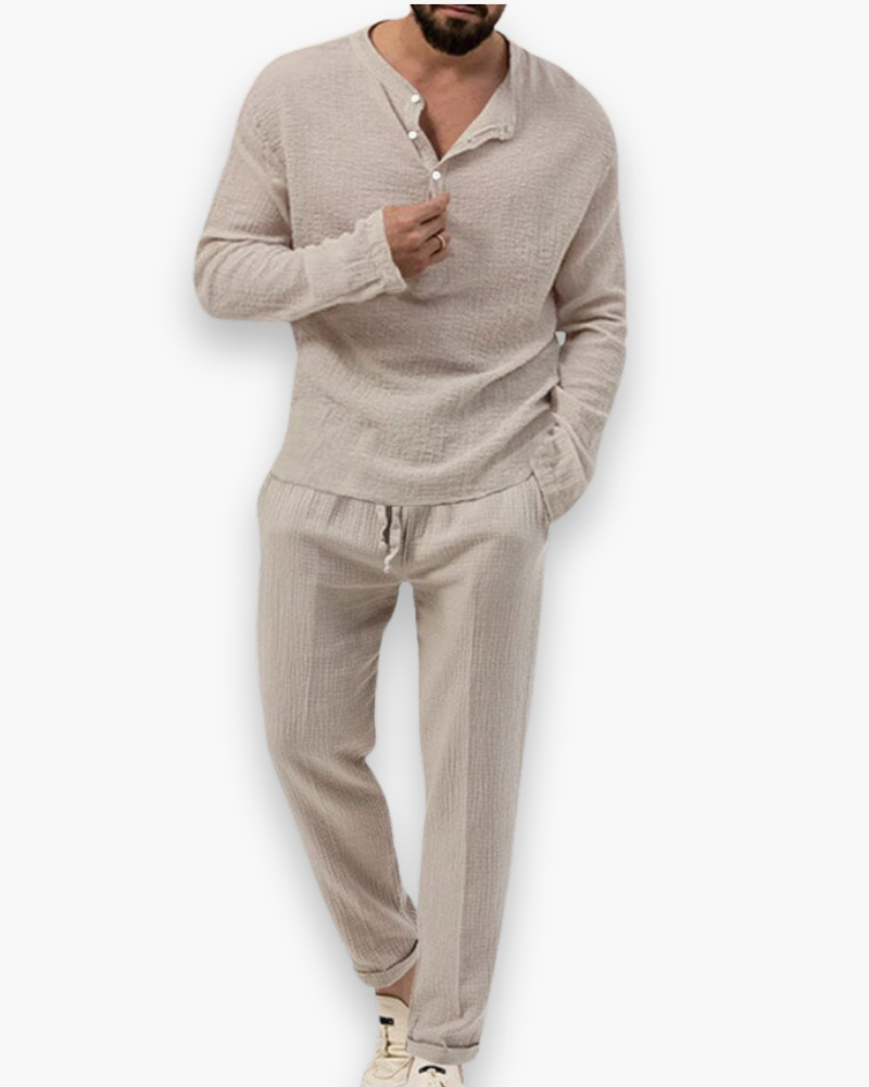 Conjunto Para Hombre Con Corte Suelto | Ideal Para Días Cálidos