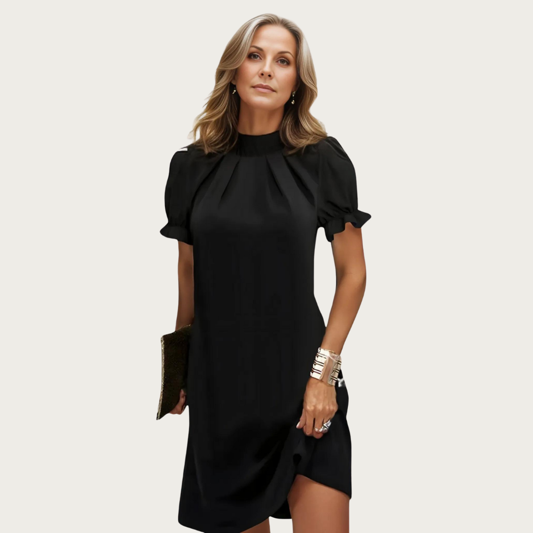 Vestido Midi Bodycon con Mangas Voluminosas Para Mujer | Ideal Para Eventos y Salidas Nocturnas
