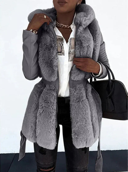 Abrigo Midi con Cinturón Extraíble para Mujer | Adecuado para Invierno