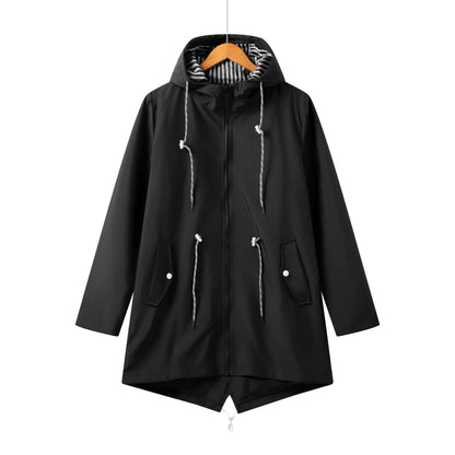 Chaqueta Casual Con Capucha Y Cierre De Cremallera Para Mujer | Ideal Para Uso Diario