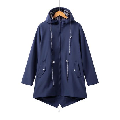 Chaqueta Casual Con Capucha Y Cierre De Cremallera Para Mujer | Ideal Para Uso Diario
