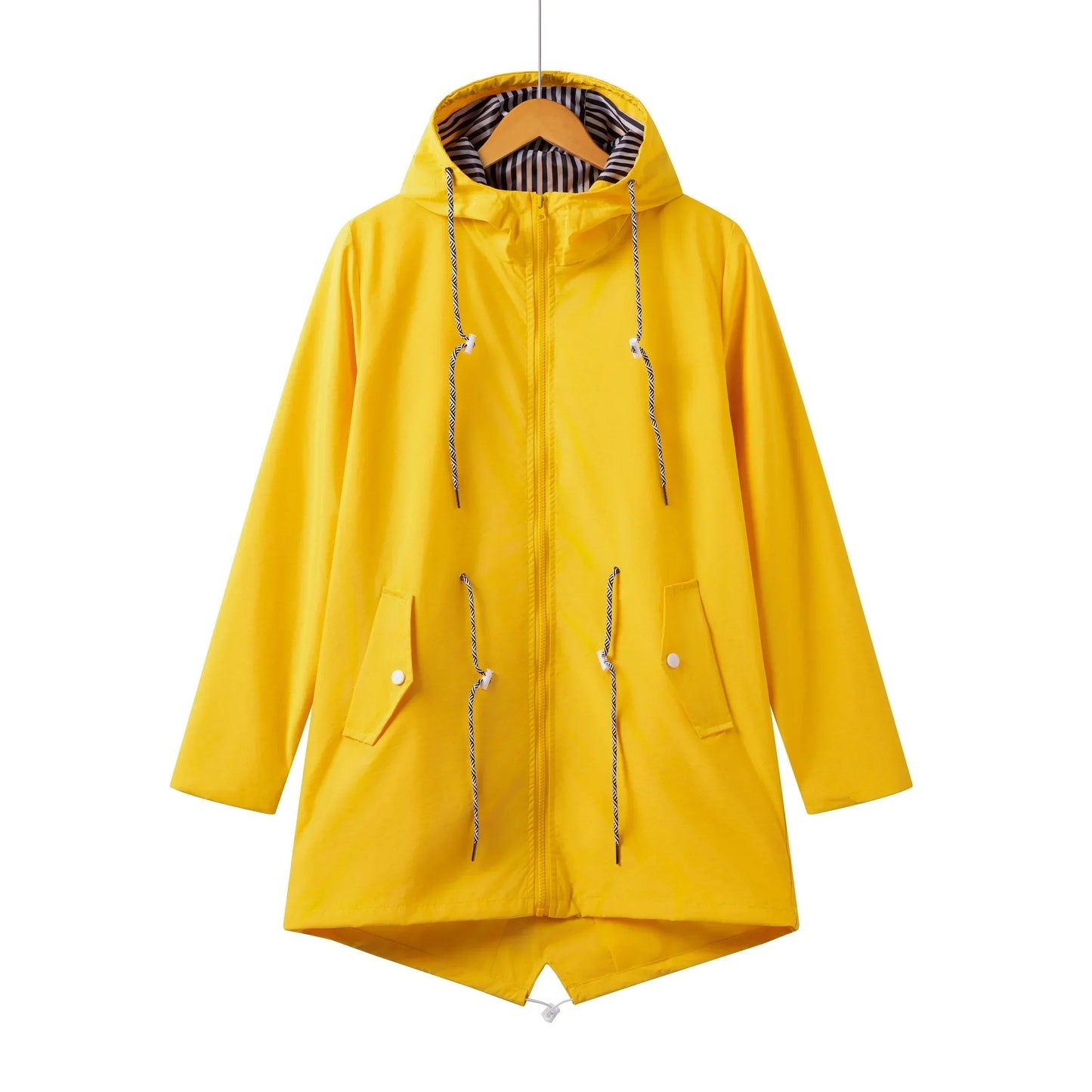 Chaqueta Casual Con Capucha Y Cierre De Cremallera Para Mujer | Ideal Para Uso Diario