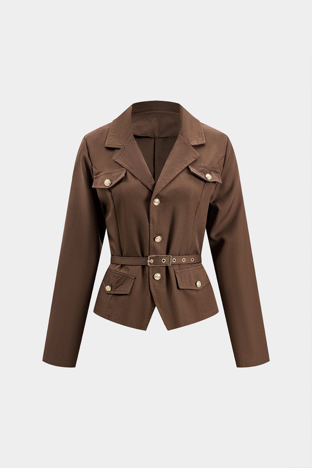 Conjunto De Blazer Ceñido Y Falda Larga Plisada | Uso Profesional Y Diario