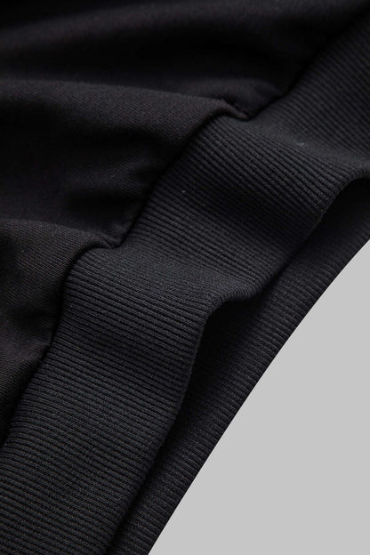 Conjunto De Dos Piezas Con Sudadera Corta Y Pantalón De Corte Amplio Para Mujer | Ideal Para Uso Diario