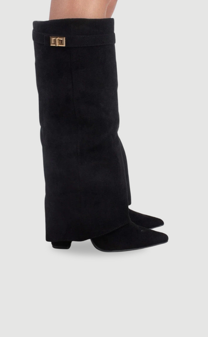 Botas Para Mujer Con Diseño Estructurado Y Detalles Metálicos | Ideal Para Ocasiones Especiales
