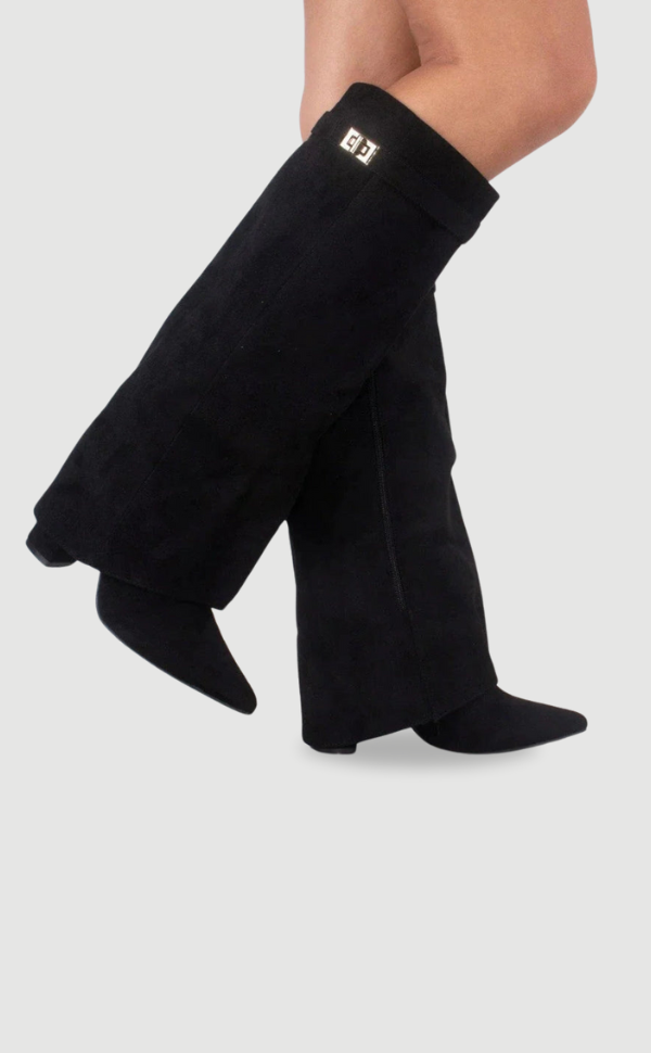 Botas Para Mujer Con Diseño Estructurado Y Detalles Metálicos | Ideal Para Ocasiones Especiales