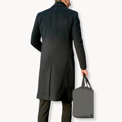 Blazer Largo De Corte Ajustado Con Cierre De Botones Para Adultos | Ideal Para Uso Diario O Semi-formal