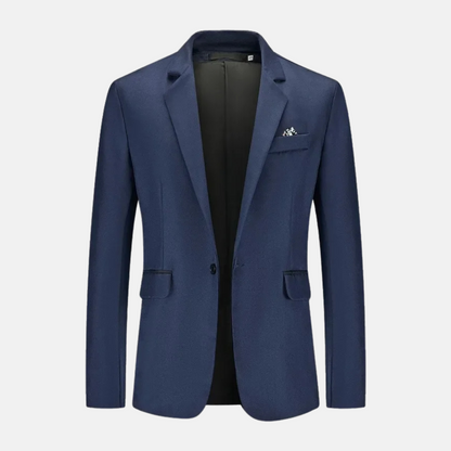 Blazer de Manga Larga con Cierre de Botones para Hombre | Ideal para Uso Diario u Oficina