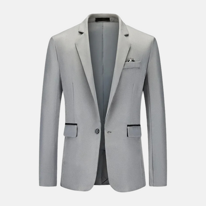 Blazer con Cierre de Un Botón para Hombre | Ideal para Eventos Formales
