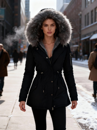 Abrigo De Invierno Con Corte Regular Para Mujer | Ideal Para Temporada Fría