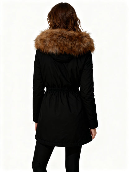 Abrigo De Invierno Con Diseño Recto Para Mujer | Ideal Para Temporada Fría