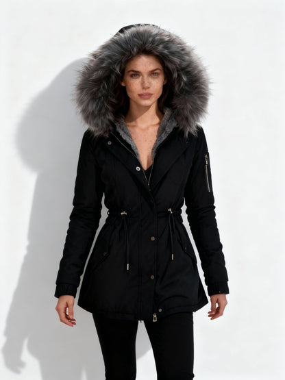 Abrigo De Invierno Con Diseño Recto Para Mujer | Ideal Para Temporada Fría
